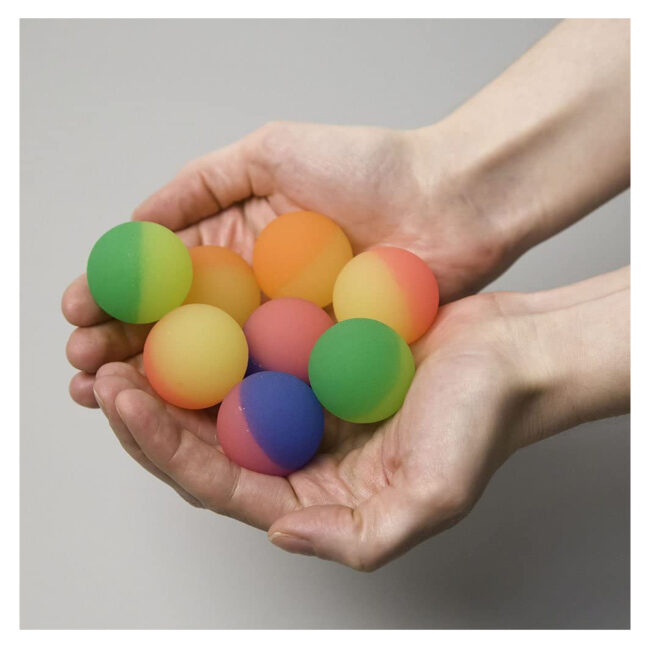 BOUNCE BALLS TWO TONE 32.5MM 8PCS - Image 3