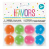 BOUNCE BALLS GLOW IN DARK 32.5MM 8PCS