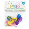 FLIP FLOP KEYCHAINS 6PCS