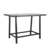 RIMINI BARTABLE BLACK 154.5X90X105CM