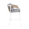 RIMINI BARCHAIR WHITE 58X63.5X98CM - Image 2