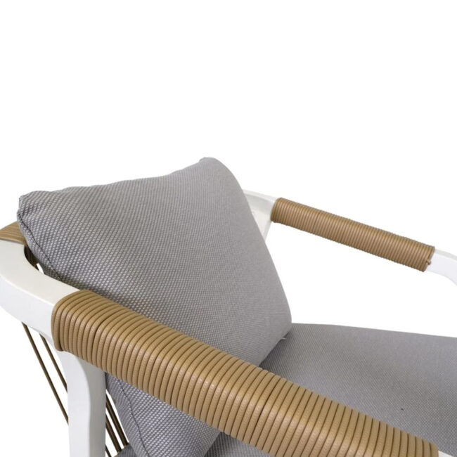 RIMINI BARCHAIR WHITE 58X63.5X98CM - Image 3