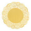 DOILIES ROUND GOLD 32CM