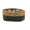SCALE BLACK WITH LEATHER EDGE 25X10CM