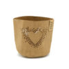 LED LIGHT HOLDER HEART NATURAL 11X11CM