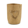 LED LIGHT HOLDER HEART NATURAL 11X16CM