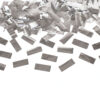 CONFETTI CANNON POPPER SILVER FOIL 60CM - Image 2