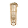 LANTERN RATTAN WITH JAR NATURAL 18X58CM