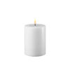 LED CANDLE WHITE 7.5X10CM