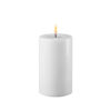 LED CANDLE WHITE 7.5X12.5CM