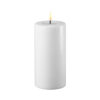 LED CANDLE WHITE 7.5X15CM