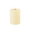 LED CANDLE CREAM 7.5X10CM