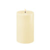 LED CANDLE CREAM 7.5X12.5CM