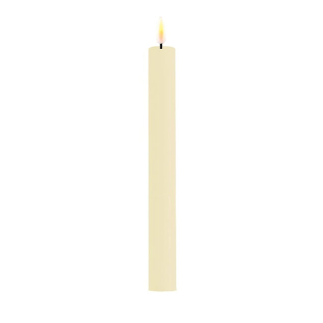 LED DINNER CANDLE CREAM 2.2X24CM 2PCS