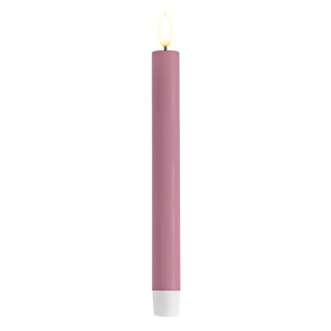 LED DINNER CANDLE LAVENDEL 2.2X24CM 2PCS