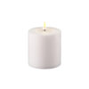 OUTDOOR LED CANDLE WHITE 10X10CM