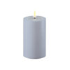 OUTDOOR LED CANDLE DUST BLUE 7.5X12.5CM