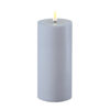 OUTDOOR LED CANDLE DUST BLUE 7.5X15CM