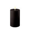 OUTDOOR LED CANDLE BLACK 7.5X12.5CM