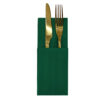 NAPKINS POCKET GREEN 2PLY 40CM 100PCS - Image 2