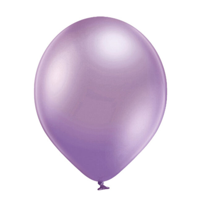LATEX BALLOON GLOSSY PURPLE 100PCS