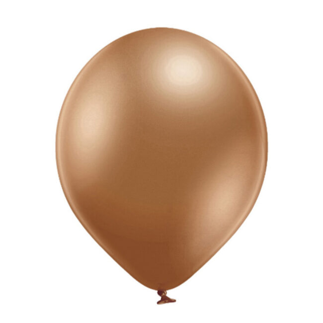 LATEX BALLOON GLOSSY COPPER 100PCS