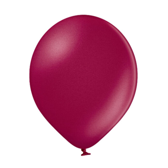 LATEX BALLOON METALLIC PLUM 100PCS