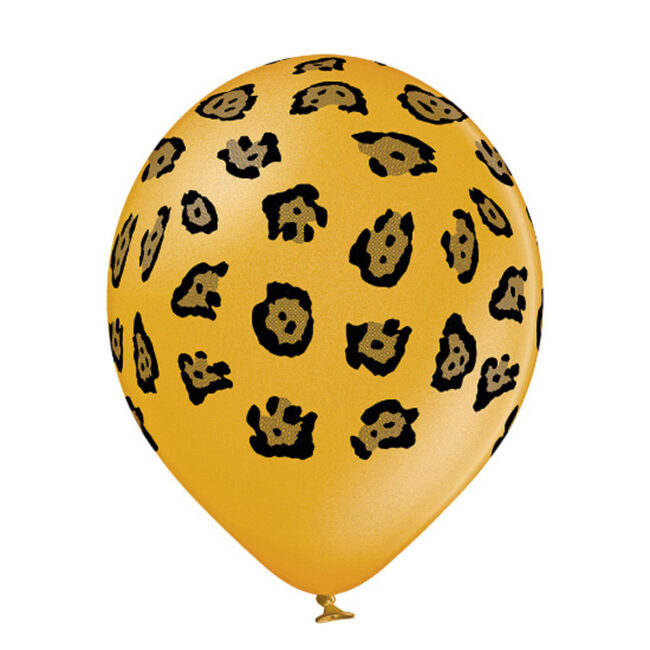 LATEX BALLOON LEOPARD SPOTS PRINT 30CM - Image 3