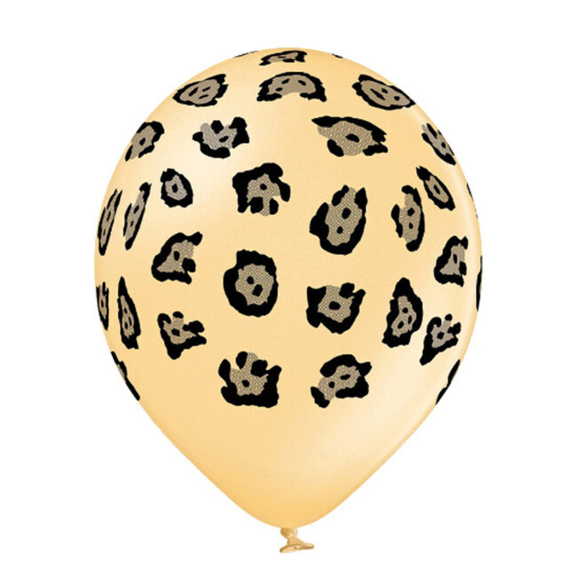 LATEX BALLOON LEOPARD SPOTS PRINT 30CM - Image 2