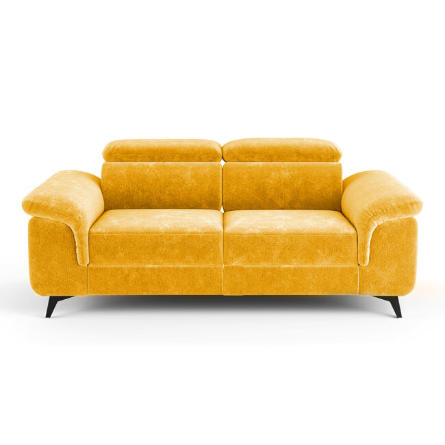 SPRINGS 3 SEATER SOFA WITH LEG FUNCTION (LEFT SIDE) NEW YORK MUSTARD 220X108X79CM