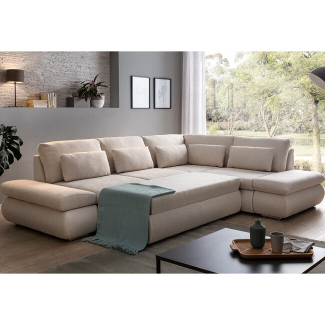 ALICE RIGHT SIDE NEW YORK BEIGE 300X224X86CM - Image 5