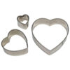 SET OF 3 COOKIE CUTTERS HEART 18-30MM - Image 2