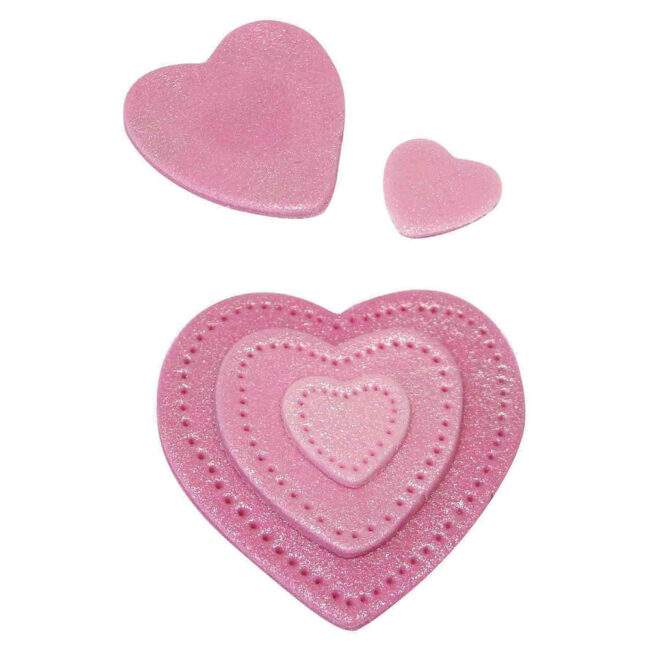SET OF 3 COOKIE CUTTERS HEART 18-30MM - Image 3