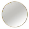 MIRROR ROUND ALUMINIUM GOLD 40CM