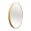 MIRROR ROUND ALUMINIUM GOLD 40CM - Image 2