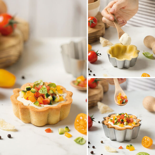 NONSTICK TART PAN WITH REMOVABLE BOTTOM 8X3CM - Image 3