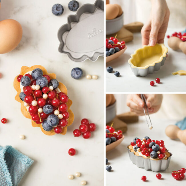 NONSTICK TART PAN REMOVABLE BOTTOM 7.5X11.5X3CM - Image 3