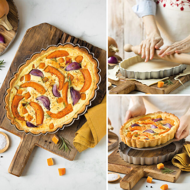 NONSTICK TART PAN WITH REMOVABLE BOTTOM 29X20X3CM - Image 3