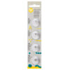 SET OF 4 PIPING TIPS ROUND & STAR