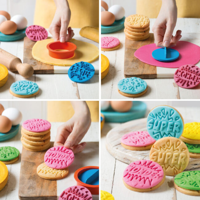 SET OF 3 COOKIE CUTTERS WONDER SUPER & MARKER - Image 3