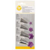 SET OF 4 PIPING TIPS FLOWER