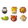 SUGAR DECORATIONS JUNGLE ANIMALS 5CM 6PCS