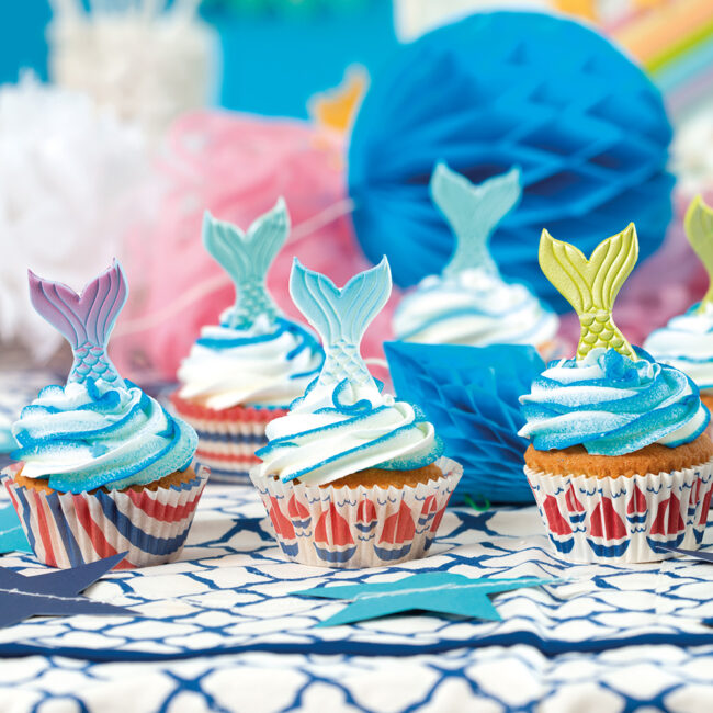 SUGAR DECORATIONS MERMAID 2X5CM 6PCS - Image 3