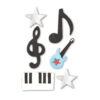 SUGAR DECORATIONS MUSICAL INSTRUMENTS 6PCS