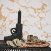CANDLEHOLDER GUN BLACK 12X12CM - Image 2