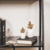 DECOR PINEAPPLE WHITE & GOLD 5X5X11CM - Image 2