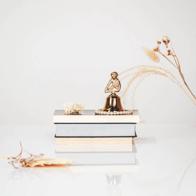BUTLER BELL MONKEY GOLD 6X6X10CM - Image 4