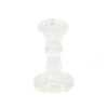 CANDLEHOLDER GLASS HELDER 6.5X10.5CM
