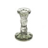 CANDLEHOLDER GLASS SMOKEY 6.5X10.5CM