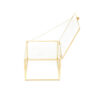 STORAGE BOX GOLD 15.5X15.5X4.5CM